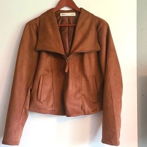 Faux Suede Crop Jacket🎉